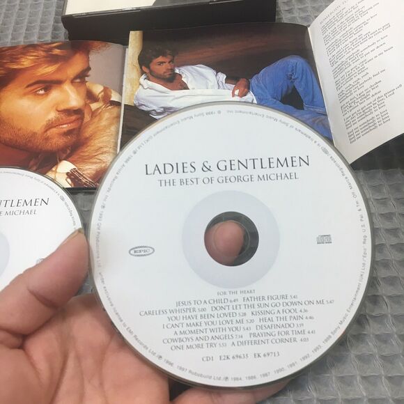 George Michael CD Ladies & Gentleman The Best of George Michael Photo Lyrics - Picture 6 of 13